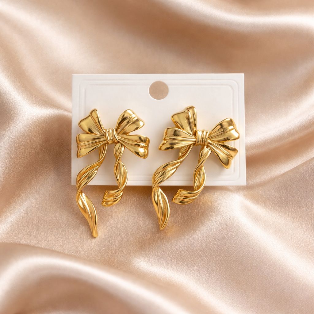 Bow earrings